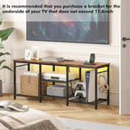 YGEOMER TV Stand for Up to 55 Inch Tvs, Entertainment Center - Image 5