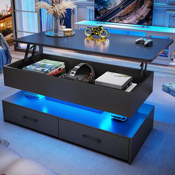 SEDETA 40" Lift Top Coffee Table, Coffee Tables by SEDETA