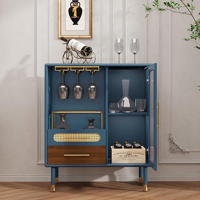ARTPOWER Modern Coffee Bar Cabinet - Image 4