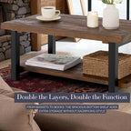 Alaterre Furniture Pomona Rustic Coffee Table - Image 7