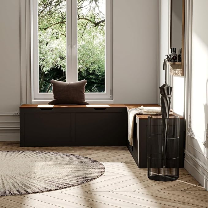 L Shape Kitchen Breakfast Nook Bench, Kitchen Corner Nook Bench Seating - Image 5
