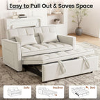 3 in 1 Convertible Sofa Bed, Loveseat Sleeper Sofa - Image 6