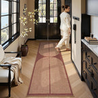 Lahome Modern Rainbow Easy Jute Entryway Rug, Washable Kitchen Runner Rug | - Image 7