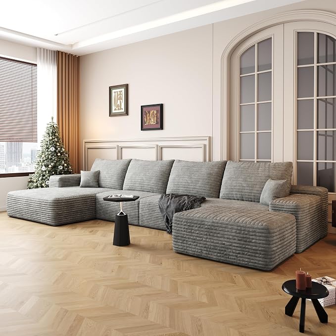AUGOP 136" Sectional Couches for Living Room Modern Modular Sofa - Image 6