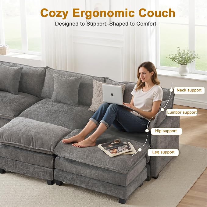 Expandable Modular Sectional Sofa - Image 5