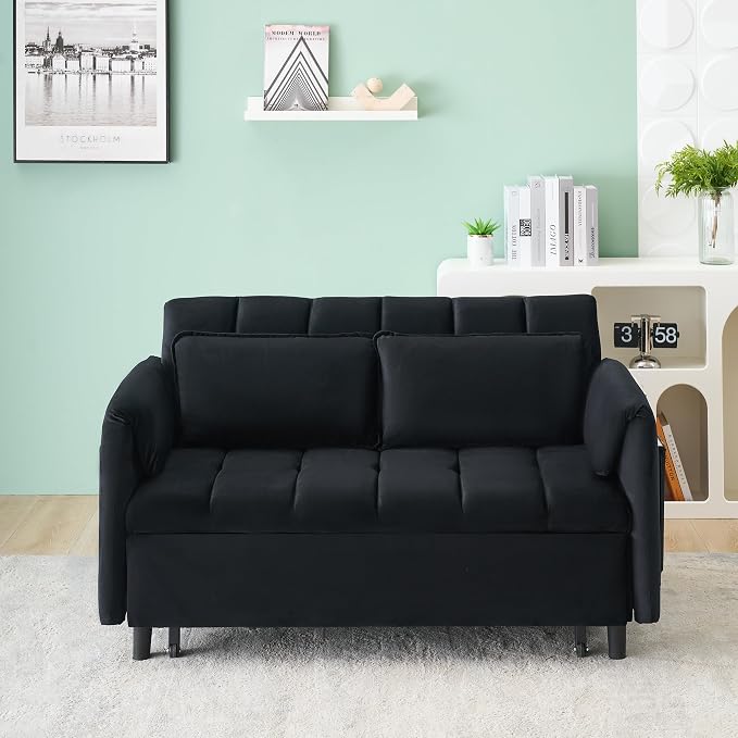 Ball & Cast 52" Convertible Sleeper Sofa - Image 3