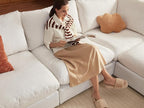 LINSY HOME Oversized Modular Sectional Sofa, 3 Seat Sofa Couches - Image 3
