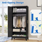 GAIOUS Metal Wardrobe Cabinet - Image 6