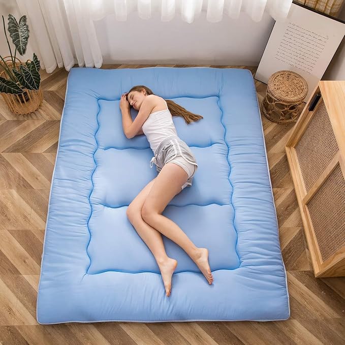 MAXYOYO Japanese Floor Mattress Futon Mattress, Thicken Sleeping Pad Foldable - Image 6
