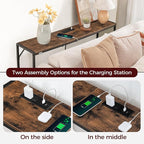 MAHANCRIS Console Table, Narrow Sofa Table, 43.3” Entrance Table - Image 6