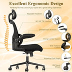 SUNNOW Ergonomic Office Chair, Comfy Mesh Desk Chair, High Back Computer Gaming - Image 4