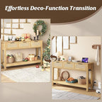 Luoxiao Natural Entryway Table - Image 9