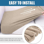 Smiry Waterproof Couch Cushion Covers, Stretch Jacquard Thick Sofa Cushion - Image 4