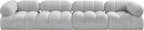 Meridian Furniture 611Grey-S136A Ames Collection Modern | Contemporary Modular - Image 5