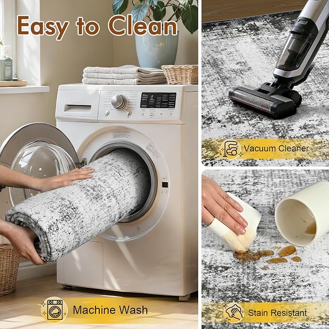 9x12 Ft Extra Large Washable Area Rugs - Image 8