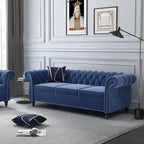 QHITTY 2 Piece Living Room Sofa Set, Sectional Chesterfield Sofa Chair - Image 7