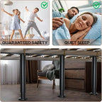 2Pcs Bed Frame Support Leg, Adjustable Height 14" to 23.6", Increase Under-Bed - Image 4