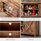Farmhouse TV Stand for 55-65in TV - Image 4