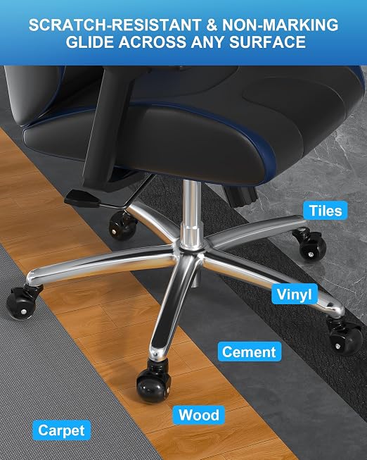 RidRed Office Chair Wheels Replacement Heavy Duty 2 Inch Roller Blade Wheels - Image 7
