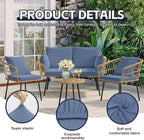 12Pcs Patio Cushion Covers, Outdoor Stretch Cushion Covers, Washable | Stretch - Image 3