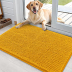 OLANLY Dog Door Mat for Muddy Paws 35x24, Super Absorbent Chenille Mud Mat | by OLANLY
