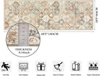 Lahome Moroccan Hallway Runner, 2x6 Kitchen Runner Rugs Non Skid Washable | - Image 2