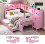 DICTAC Corner Twin Bed Frame by DICTAC
