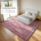Dusty Rose Rabbit Plush Rug 4'x6', Fluffy Shaggy Area Rug - Image 9