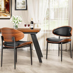 YaFiti Dining Chairs Set of 8, Dining Room and Kitchen Chairs, Mid Century - Image 9