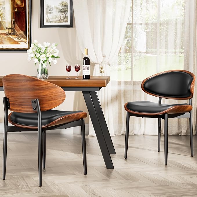 YaFiti Dining Chairs Set of 8, Dining Room and Kitchen Chairs, Mid Century - Image 9