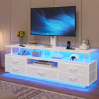 BTHFST TV Stand with Mount for 45/55/65/70 inch TVs, 51.2" LED TV Stand with by BTHFST