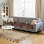Hokway Velvet Couch Cushion Covers Water Resistant Seat Covers Stretch Sofa by Hokway