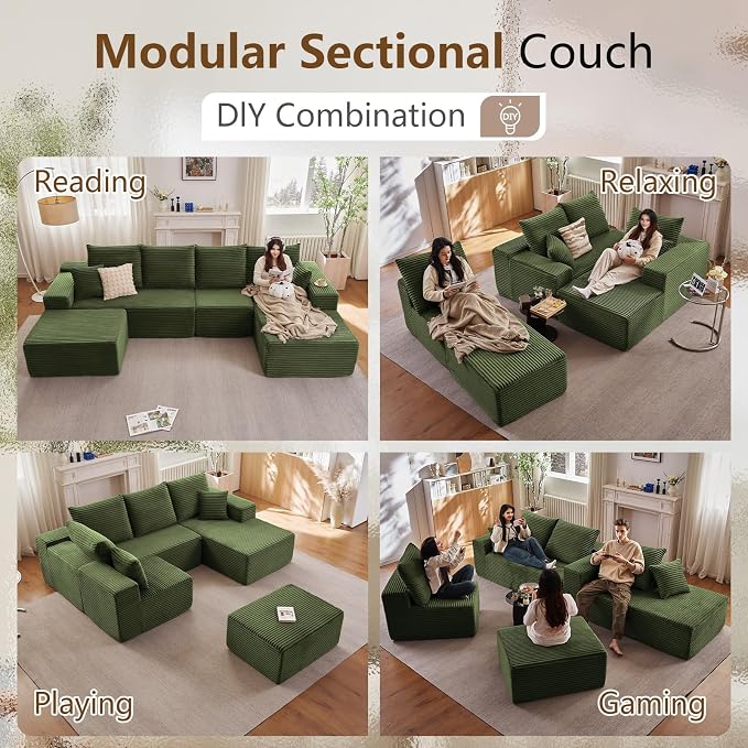 135" Modular Sectional Sofa - Image 7