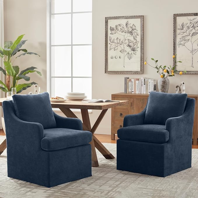 VKNOW Upholstered Dining Chairs, Modern Kitchen Chairs Dinner Chairs - Image 4