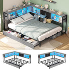 Hasuit Full Corner Bed Frame by Hasuit