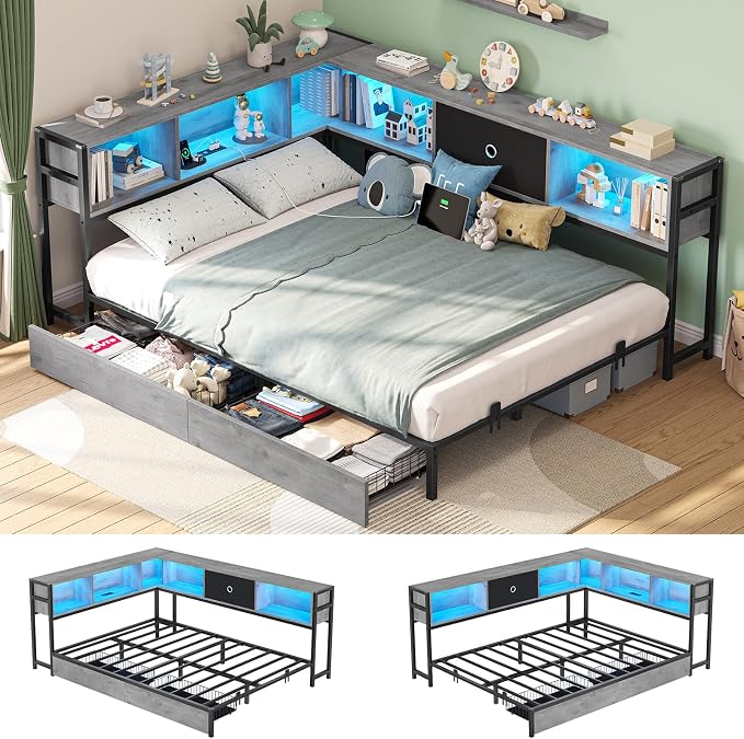 Hasuit Full Corner Bed Frame by Hasuit