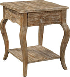 Austerity Rustic Solid Wood End Table - Image 9