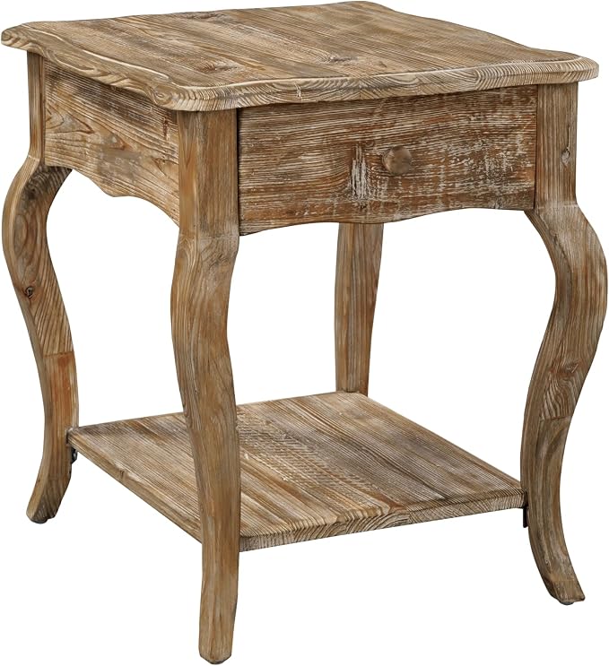 Austerity Rustic Solid Wood End Table - Image 9