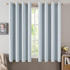 MIULEE 100% Blackout Linen Curtains by MIULEE