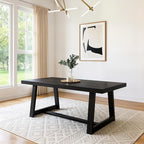 Plank+Beam 72 Inch Farmhouse Dining Table, Solid Wood Rustic Kitchen Table by PlankBeam