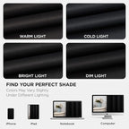 Joydeco Blackout Curtains 90 Inches Long, Room Darkening Grommet Drapes - Image 6