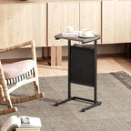 HOOBRO C Shaped End Table, 28.3" Side Table - Image 2