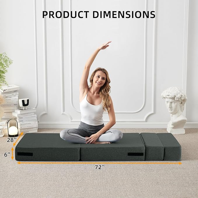 FILUXE Folding Sofa Bed | Convertible Sleeper Chair Bed - Image 2