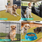 OLANLY Dog Door Mat for Muddy Paws 36x24, Super Absorbent Chenille Mud Mat | - Image 7