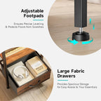 Lazzanto Night Stand Bedside Table Bedroom - Image 6