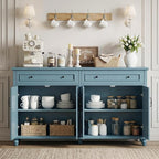 Scurrty Sideboard Buffet Cabinet, Vintage Coffee Bar Cabinets - Image 4