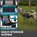 FUNDANGO Oversized Rocking Camping Chair - Image 6