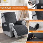 VANSOFY 100% Waterproof Recliner Chair Covers, Recliner Cover Non-Slip Dog - Image 3