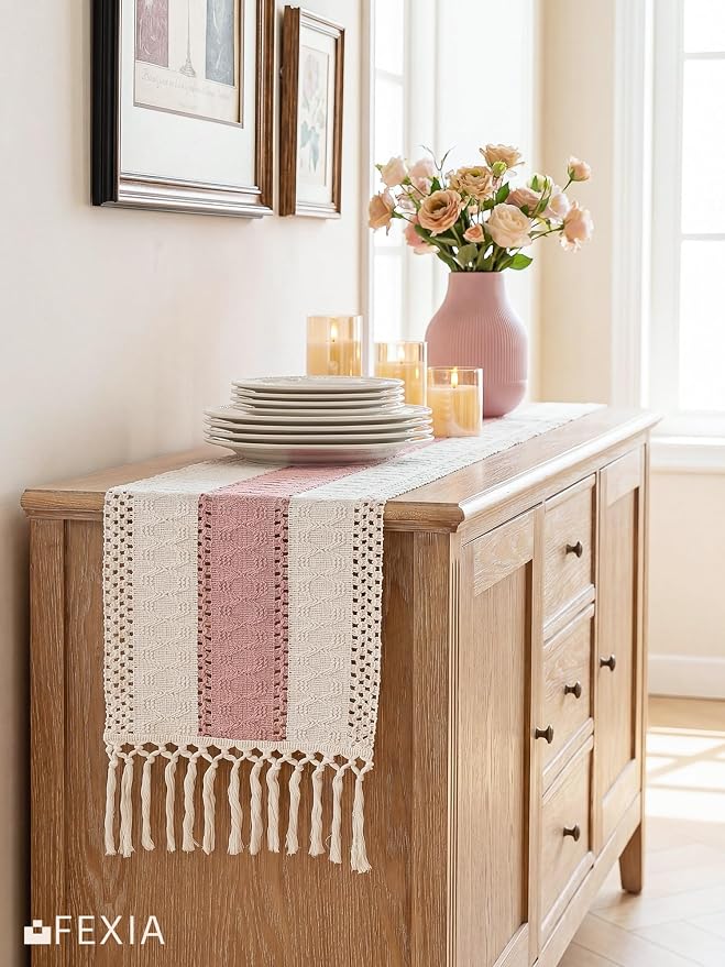 FEXIA Boho Table Runner Summer Home Decor - Image 7