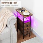 LOAKEKEL Narrow End Table Living Room - Image 4